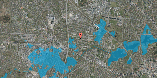 Oversvømmelsesrisiko fra vandløb på Stavnsbjerg Alle 57, 2860 Søborg