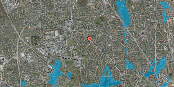 Oversvømmelsesrisiko fra vandløb på Søborg Parkalle 48, 2860 Søborg