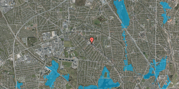 Oversvømmelsesrisiko fra vandløb på Søborg Torv 3, 5. 2160, 2860 Søborg