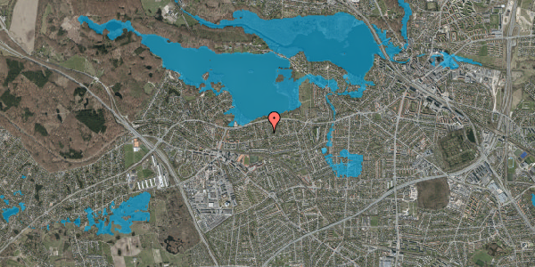 Oversvømmelsesrisiko fra vandløb på Søhuse 5, 2880 Bagsværd