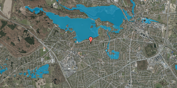 Oversvømmelsesrisiko fra vandløb på Søhuse 10, 2880 Bagsværd