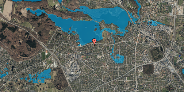 Oversvømmelsesrisiko fra vandløb på Søhuse 16, 2880 Bagsværd