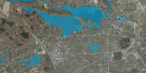Oversvømmelsesrisiko fra vandløb på Søhuse 20, 2880 Bagsværd