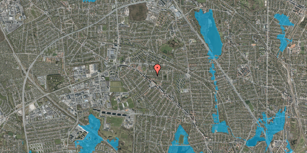 Oversvømmelsesrisiko fra vandløb på Tolstojs Alle 24, 2860 Søborg
