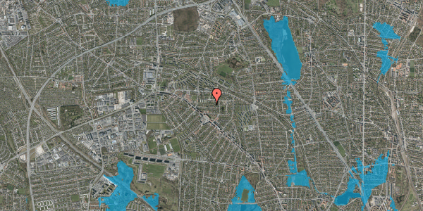 Oversvømmelsesrisiko fra vandløb på Tolstojs Alle 37A, st. tv, 2860 Søborg