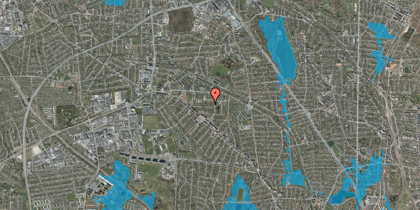 Oversvømmelsesrisiko fra vandløb på Tolstojs Alle 43B, 2860 Søborg