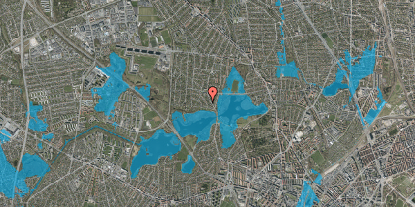 Oversvømmelsesrisiko fra vandløb på Tværmarksvej 8, 2860 Søborg