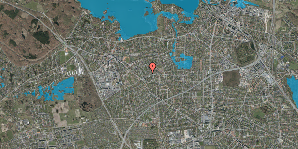 Oversvømmelsesrisiko fra vandløb på Ulvebjerg 1, 2880 Bagsværd