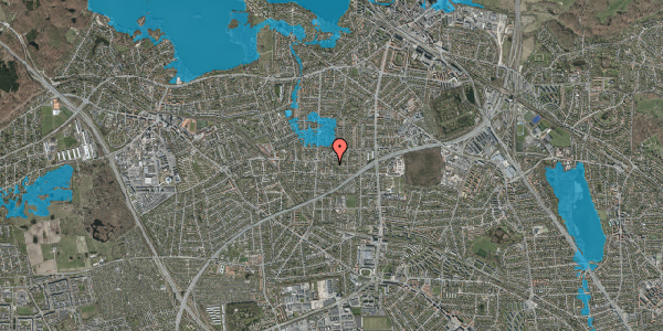 Oversvømmelsesrisiko fra vandløb på Vadholm 7, 1. 1, 2800 Kongens Lyngby
