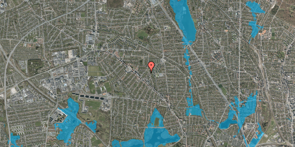 Oversvømmelsesrisiko fra vandløb på Vilhelm Bergsøes Alle 21, 2860 Søborg