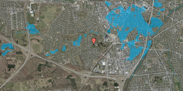 Oversvømmelsesrisiko fra vandløb på Ejbydalsvej 162, 2600 Glostrup