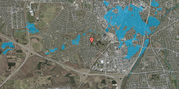 Oversvømmelsesrisiko fra vandløb på Ejbydalsvej 166, 2600 Glostrup