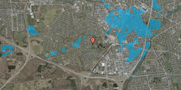 Oversvømmelsesrisiko fra vandløb på Ejbydalsvej 182, 2600 Glostrup