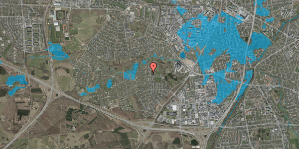 Oversvømmelsesrisiko fra vandløb på Ejbydalsvej 193, 2600 Glostrup
