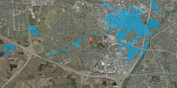 Oversvømmelsesrisiko fra vandløb på Ejbydalsvej 195, 2600 Glostrup