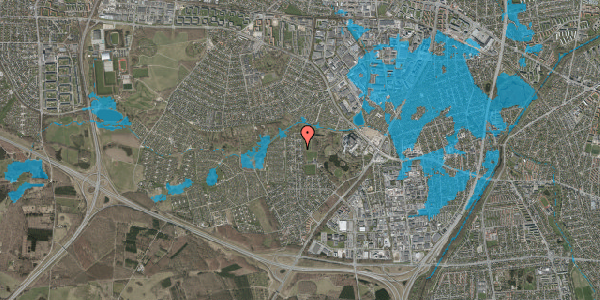 Oversvømmelsesrisiko fra vandløb på Ejbydalsvej 212, 2600 Glostrup