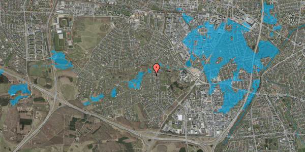 Oversvømmelsesrisiko fra vandløb på Ejbydalsvej 229, 2600 Glostrup