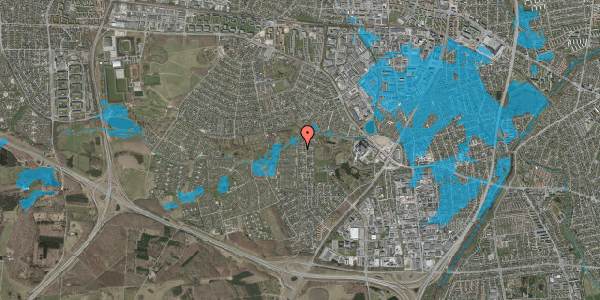 Oversvømmelsesrisiko fra vandløb på Ejbydalsvej 231, 2600 Glostrup