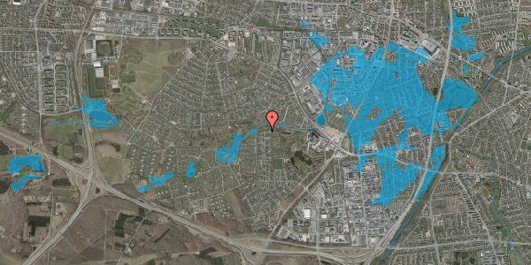 Oversvømmelsesrisiko fra vandløb på Ejbydalsvej 250, 2600 Glostrup
