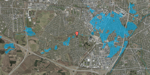 Oversvømmelsesrisiko fra vandløb på Ejbydalsvej 255, 2600 Glostrup