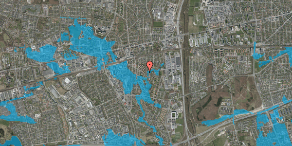 Oversvømmelsesrisiko fra vandløb på Enighedsvej 30, 2600 Glostrup