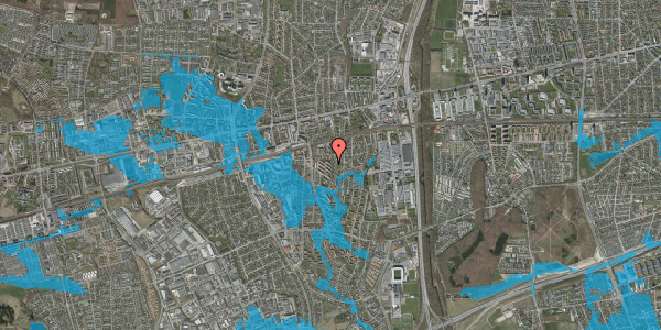 Oversvømmelsesrisiko fra vandløb på Magnoliavej 54, st. tv, 2600 Glostrup