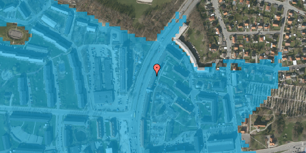Oversvømmelsesrisiko fra vandløb på Nordre Ringvej 26, 1. th, 2600 Glostrup