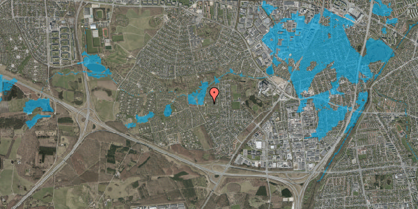 Oversvømmelsesrisiko fra vandløb på Vængedalen 424, 2600 Glostrup
