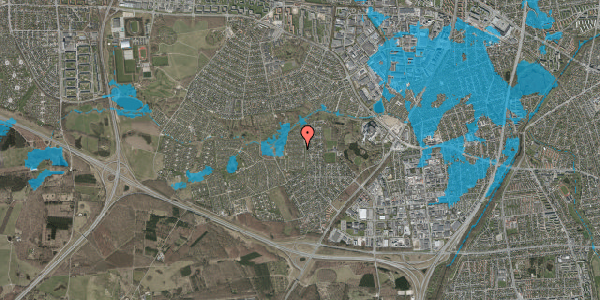 Oversvømmelsesrisiko fra vandløb på Vængedalen 506, 2600 Glostrup