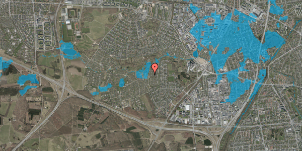 Oversvømmelsesrisiko fra vandløb på Vængedalen 525, 2600 Glostrup