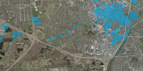 Oversvømmelsesrisiko fra vandløb på Lavendelstien 15, 2600 Glostrup