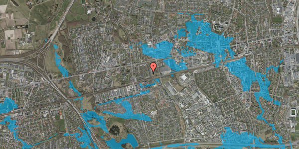 Oversvømmelsesrisiko fra vandløb på Blokland 48, 2. tv, 2620 Albertslund