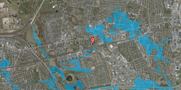 Oversvømmelsesrisiko fra vandløb på Blokland 50, 2. tv, 2620 Albertslund