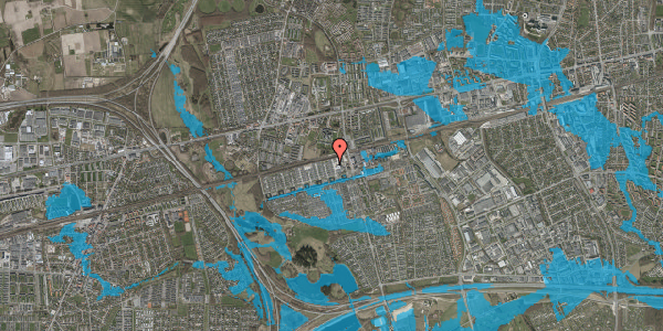 Oversvømmelsesrisiko fra vandløb på Liljens Kvt 9B, 2620 Albertslund