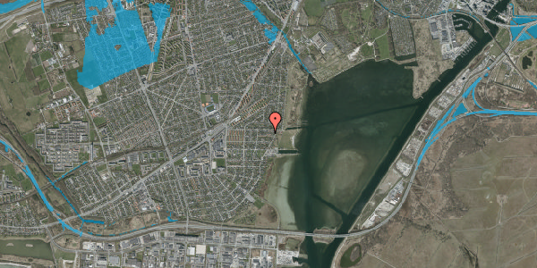 Oversvømmelsesrisiko fra vandløb på Ankermandsvej 19, 2650 Hvidovre