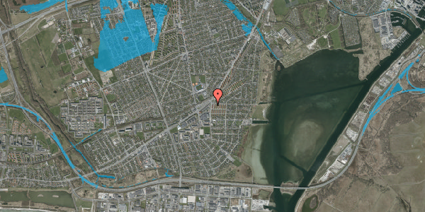 Oversvømmelsesrisiko fra vandløb på Lodsvej 4, 1. th, 2650 Hvidovre