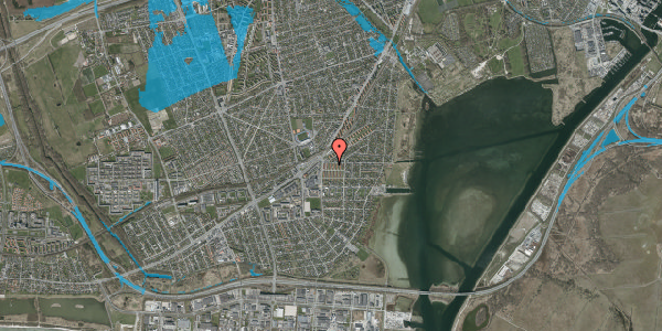 Oversvømmelsesrisiko fra vandløb på Lodsvej 12, 1. th, 2650 Hvidovre