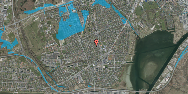 Oversvømmelsesrisiko fra vandløb på Menelaos Boulevard 23, 2650 Hvidovre