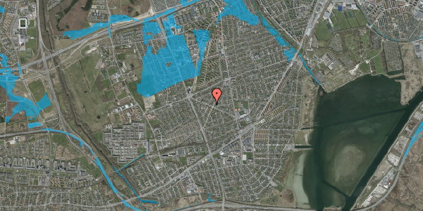 Oversvømmelsesrisiko fra vandløb på Menelaos Boulevard 30, 2650 Hvidovre