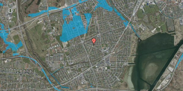 Oversvømmelsesrisiko fra vandløb på Menelaos Boulevard 32, 2650 Hvidovre