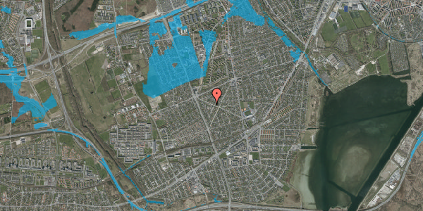 Oversvømmelsesrisiko fra vandløb på Menelaos Boulevard 43, 2650 Hvidovre