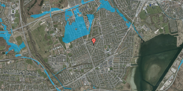 Oversvømmelsesrisiko fra vandløb på Menelaos Boulevard 46, 2650 Hvidovre