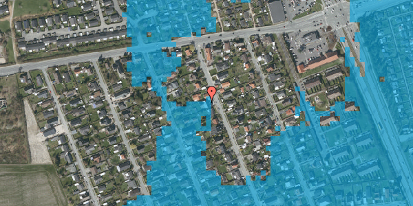 Oversvømmelsesrisiko fra vandløb på Nordlundsvej 12, 2650 Hvidovre