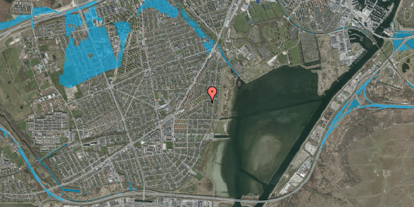 Oversvømmelsesrisiko fra vandløb på Solagervej 8, 2650 Hvidovre