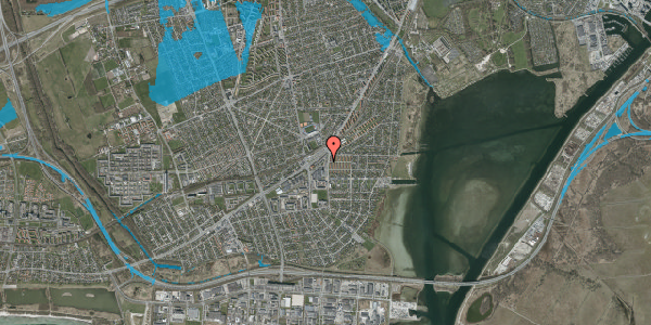 Oversvømmelsesrisiko fra vandløb på Strandmarksvej 4, 3. mf, 2650 Hvidovre
