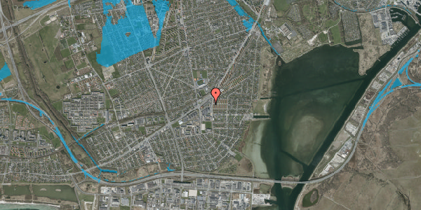 Oversvømmelsesrisiko fra vandløb på Strandmarksvej 6, 3. tv, 2650 Hvidovre