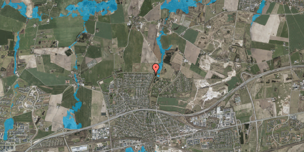 Oversvømmelsesrisiko fra vandløb på Birkevang 19, 2640 Hedehusene