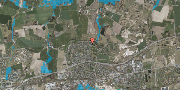 Oversvømmelsesrisiko fra vandløb på Birkevang 56, 2640 Hedehusene