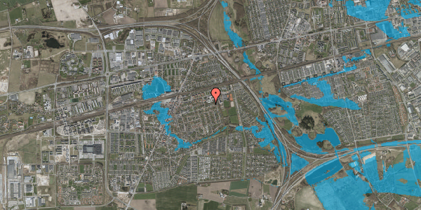 Oversvømmelsesrisiko fra vandløb på Dorphs Alle 59, 2630 Taastrup