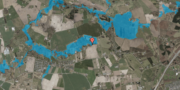 Oversvømmelsesrisiko fra vandløb på Enghavegårdsvej 35, 2630 Taastrup